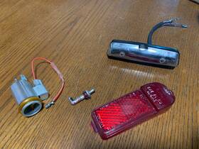 164-885 Scpl-british Side Marker Trunk Lamp Switch Lens Red Dash Light Cigarette Lighter Lot 70 Mgb
