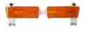 Sm03-70p Golden Star Auto 70 Chevelle Front Side Marker Lens Pair Passenger Drivers Lh Rh