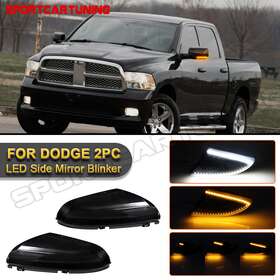 17292222 Sportcartuning For 2009-22 Dodge Ram 1500 Classic 2500 3500 Led Side Mirror Puddle Signal Light