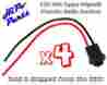 T10-pts-p Hipo Parts Bulb Socket W Pigtail Wire Leads For 194 Type T10 Bulbs Plastic
