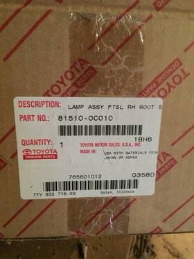 81510-0c010 Toyota Oem Tundra 00-04 Right Marker Light