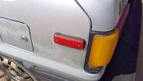 Toyota 8176016010 83-88 Tercel Driver Left Side Marker Light Red Reflector Hatchback 3 Door