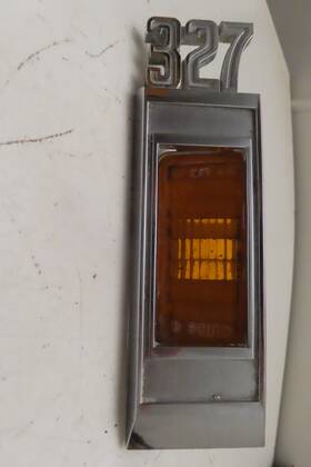 Trim Parts 2878 Front Fender327 Side Marker Light Bezel Chrome 1969 Impala Caprice Belair