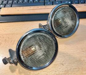 1507-a Twilite 1932 1933 Hudson Essex Terraplane 6 Fender Side Lights Resto Rat Hot Rod