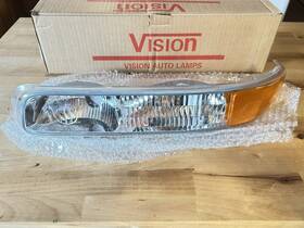 1224-0060l Vision Auto Lamps 1999-02 Left Park Signal Side Marker Light Cv Suburban Tahoe Silverado 1224-060l
