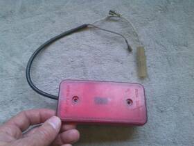 Volkswagen 171945061b 1977-1981 Vw Rabbit Rear Red Lens Side Marker Light Turn Signal With Wiring Harness