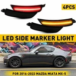 Front Rear Smoked Lens Yellow Red Marker Lamp For 2016-2022 Mazda Miata MX-5 Exc. Fixed Price $34.19.