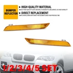 For 2008-14 Bmw X6 E71 E72 Front Bumper Side Marker Light Reflector Amber 1-5SET. Fixed Price $88.34.