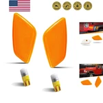 Led Park Signal Side Marker Lights Lamps Cover Lens Amber Bulbs Driver And Pa.... Fixed Price $30.99.