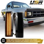 Smoke Front Side Marker Light W/ Amber Led For 82-93 Chevy S10 83-94 Blazer. Fixed Price $29.95.