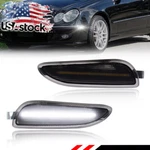 2X Smoke Lens White Led Front Side Marker Lights For 2003-2009 W209 Mercedes Clk. Fixed Price $29.99.