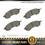 4PCS Front Ceramic Brake Pads W/hardware 2021 2022 2023 Ford Bronco. Fixed Price $37.08.