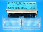 Nos Pair Gm 1969 Oldsmobile 98 Delta 88 Royale Parking Turn Signal Lamp Lenses. Fixed Price $198.50.