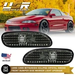 Jdm Smoke Bumper Side Marker Lights For 1995-1999 96 98 Mitsubishi Eclipse. Fixed Price $34.95.