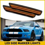 2XFRONT Bumper Side Marker Smoke Lens Light Amber Led Ford Mustang 2010-2014. Fixed Price $8.54.