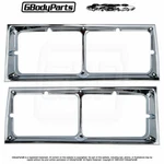 81-86 Cutlass Supreme Chrome Headlight Headlamp Door Bezels Gm 22506532 22506533. Fixed Price $149.95.