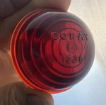 Antique Car Brake Light Vintage Glass Red 2 3/4. Fixed Price $26.00.