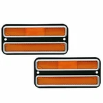 Front Amber Deluxe Side Marker Light Set For 1968-1972 Chevrolet Gmc Truck. Fixed Price $30.20.