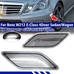 White Led Clear Side Marker Lights For 2010-2013 Mercedes Benz W212 Sedan Wagon. Fixed Price $31.99.