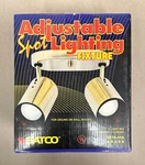 Satco SF76-415 2-LIGHT Adjustable Spots Ceiling Fixture Polished Brass. Fixed Price $29.95.