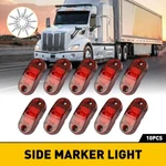 10* Red 2-LED Oval Side Marker Lights Truck Trailer Clearance Waterproof. Fixed Price $14.99.
