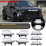 7PC Clear Led Grille+side Marker Light 21-23 Ford F150 GEN3 Raptor Ecoboost. Fixed Price $149.39.
