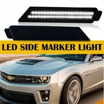 2PCS Auxito Front Smoked Bumper Led Side Marker Light For Chevy Camaro 2010-15. Fixed Price $20.89.
