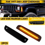 2X Amber Led Front Side Corner Parking Marker Lights For 1997-2001 Jeep Cherokee. Fixed Price $17.09.
