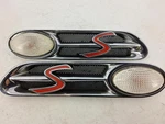 Mini R52 R53 Cooper Left & Right Chrome Indicator Trim Set 7114733 / 7114734. Fixed Price $51.05.
