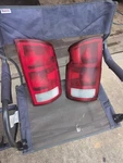 02 03 04 05 06 Dodge Ram Taillights, Rear Passenger Side Chipped. Fixed Price $25.00.