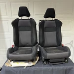 Toyota 86/BRZ Pair Of Front Left & Right Bucket Manual Seats Black Cloth Nos. Fixed Price $375.00.