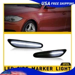 2PCS Smoked Led Fender Side Marker Light Sequential Turn Signal Lamp For Bmw E90. Fixed Price $17.99.