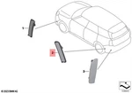 Genuine Mini Jcw U25 Countryman ALL4 Side Marker Reflector Left 63145A27D71. Fixed Price $24.52.