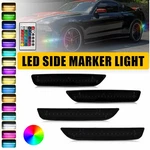FO2551144 Front Rear 2010-2014 Ford Mustang Gt 4X Led Side Marker Rgb Lights. Fixed Price $28.49.