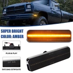 For 72-93 Dodge Ram Truck Charger 2X Front Fender Led Side Marker Light Lamp. Fixed Price $28.49.