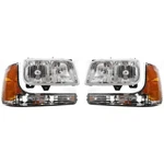 Headlight Kit For 1999-2000 Gmc Yukon Cadillac Escalade Left And Right Halogen. Fixed Price $255.16.