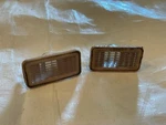 1968 1969 Chevy Rear Quarter Side Marker Clear Lights Lamps Lens Pair. Fixed Price $28.41.