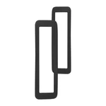 Ford Mustang 71-73 Side Marker Light Bezels Driver & Passenger. Fixed Price $88.21.