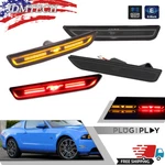 Upgrade-pony Amber Red Led & Side Marker Lights Smoke Ford Mustang 10-14. Fixed Price $64.99.