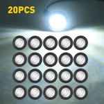 20X Pickup Round Side Marker Lights 3/4"LED Bullet Truck Trailer White. Fixed Price $20.99.
