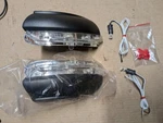 Vw MK6 Golf Clear Sequential Side Mirror Turn Signal W/ Led Puddle Lights. Fixed Price $120.00.
