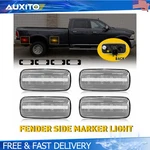 Clear Lens Led Fender Bed Side Marker Lights For Dodge Ram 2500 3500 Hd Truck. Fixed Price $20.89.