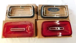 Nos Oem Ford 1970 Galaxie 500 Tail Light Lenses Bezels Trim Pair Xl. Fixed Price $249.00.