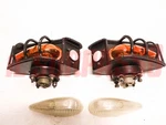 Front Turn Signal Lights (right/left) Fiat Campagnola 51-55 Military Carello. Fixed Price $598.19.