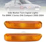 Pair Amber Len Led Side Marker Light Signal Blinker Lamp For Bmw 3-SERIES E46 Us. Fixed Price $15.78.