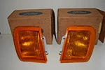 86-88 Mercury Sable Running Lights Body/lens Nos Pair Lamps 1986 1987 1988. Fixed Price $79.00.