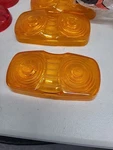 Do-ray Amber SS-105 SAE-PI-69 Clearance Turn Signal Light Lens Only. Fixed Price $17.00.