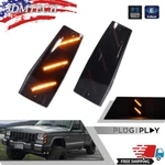 Smoke Lens Amber Full Led Front Vertical Side Markers For Jeep 84-96 Cherokee Xj. Fixed Price $34.99.