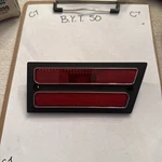 914396 Or 5971298 Marker Red Rh Rear Side Light 1980-84 Pontiac Phoenix Gm Nos. Fixed Price $18.22.