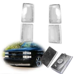 For 1988-1993 Chevy Truck Pickup C/k 1500 Clear Front Side Marker Light Set Of 4. Fixed Price $24.99.